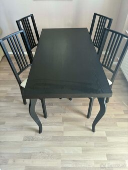 Predám jedálenský set – stôl + 4 stoličky - 2