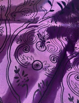 Saténové mini šaty - 2