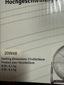 Ventilátor nový nepoužity - 2