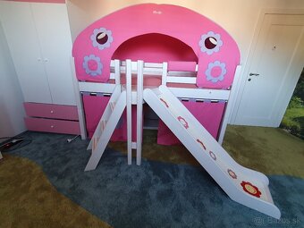Detská posteľ so šmýkačkou - 2