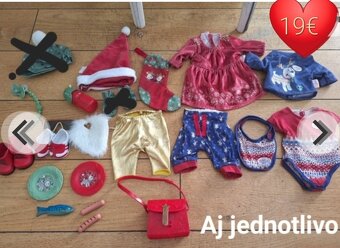 Baby born oblecenie+helma+sedacka - 2