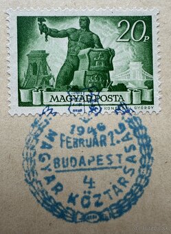 ZNÁMKA naďarská ročník 1946 za 10EUR - 2