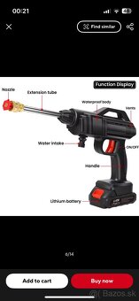 Akumulátorová WAP - vysokotlakový čistič - 2