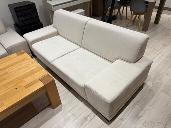 3 dielna sedacia suprava z brusenej koze - 2