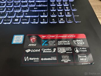 Herný MSI GP72 Leopard Pro 17-I5,16gb ram,GTX 960m,SSD+HDD - 2