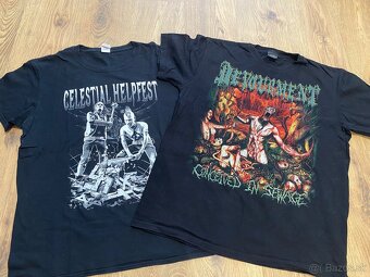Metalové kvalitné trička - 2