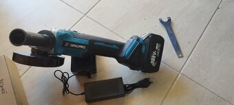 Aku uhlová karbobruska 125mm Drillpro - 2