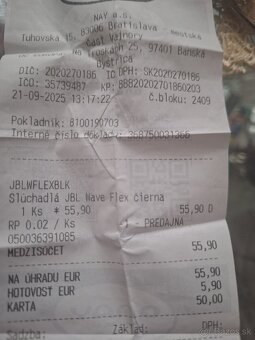 JBL slúchadlá - 2