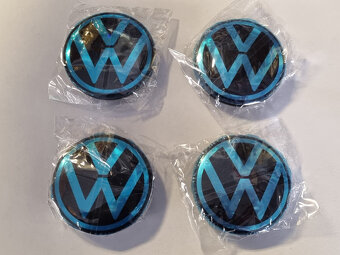 Stredové krytky pukličky VW 3D Nový model 5H0601171 66mm - 2
