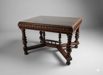 Predám štýlový drevený stôl B – ideálny projekt na renováciu - 2