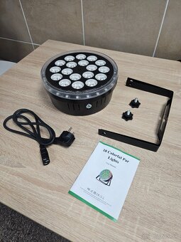 6x Led par 180W s led kruhom, RGBW, dmx - 2