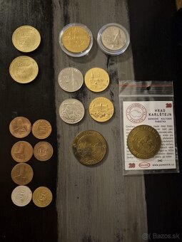Pamatné mince - slovenské a české hrady a zámky - 2