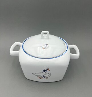 Porcelánová misa Tetra, husi, misa na polievku, MZ - 2