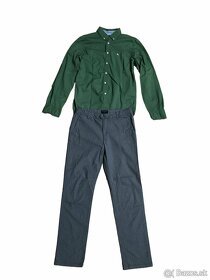 Detské oblekové nohavice a košeľa - 2