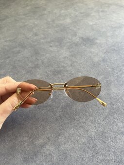 Slnecne damske okuliare na styl Fendi, slabohneda f. - 2