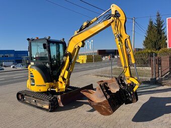Minibager minirypadlo Komatsu PC35MR-5, Powertilt Kubota CAT - 2