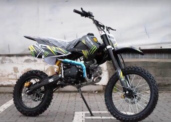 NOVÁ CROSS motorka BS 125ccm – 17/14 kolesá, BIG FRAME, manu - 2