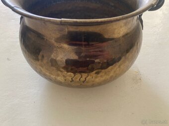 Medený/bronzovy kotlík - 2