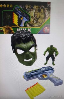 Herný set - Hulk (maska + pištoľ + figúrka). - 2