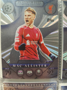 Futbalové kartičky Match Attax 2025/26 Platinum limit editio - 2