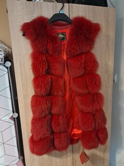 Luxusná kožušinová vesta z polárnej líšky - 2
