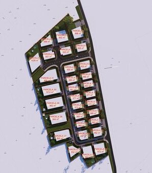 Pozemky na preda 31 stvebných pozemkov-Palarikovo,nová štvrť - 2