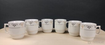 Retro poháre, Rigopal Industrial Argentina, sklenené misy... - 2