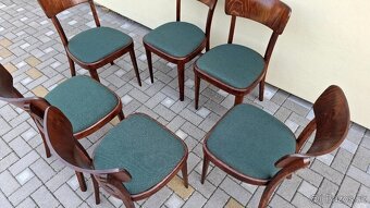 Polstrované jídelní židle THONET 6ks - 2