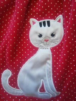 Šaty s mačičkou veľkosť 80 - 2