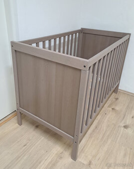 Detská postieľka IKEA, hnedá - 2