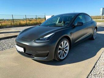 Tesla Model 3 FACELIFT LONG RANGE- AWD-tepelné-matná folia-b - 2