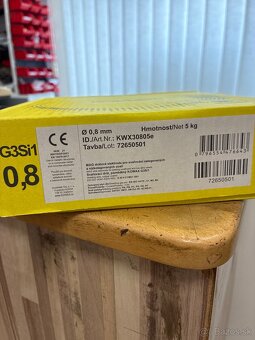 Zvárací drôt CO2 na zváranie oceľ 0,8 - 5 kg - 2