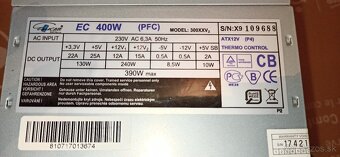 Zdroj plne funkčný 400W - 2
