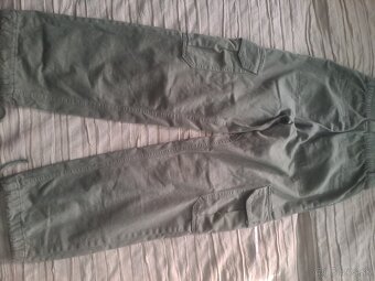 Nohavice - khaki farba - 2
