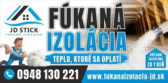 Zateplenie fúkanou izoláciou - MINERÁLNE VLÁKNO - 2