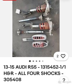 Audi A5 RS5 športový podvozok - 2