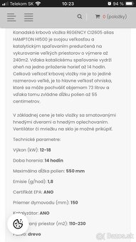 Katalytická krbová vložka - 2