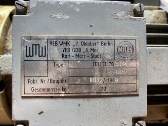 Elektrický zverák 380v - 2