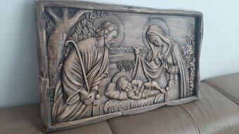 Drevený obraz Posledná večera 75×43cm. - 2