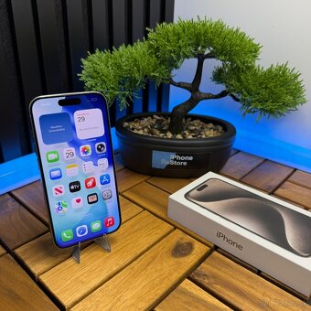 🔵  iPhone 15 Pro 128 GB Natural Titanium | Záruka 1 Rok - 2