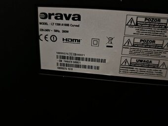 Na ND predám 3D LED 4K Ultra HD TV SMART  ORAVA  LT-1390 A10 - 2