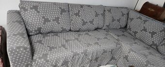 rohová rozkladacia sedačka - 2