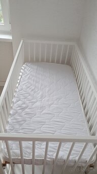 Detská postieľka buková+perina vankúš+obliečky - 2
