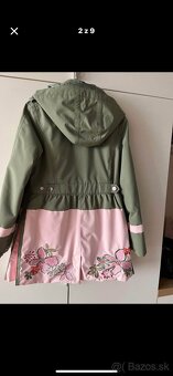 Detská prechodná bunda 128 cm Poivre blanc - 2