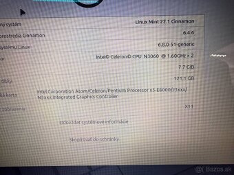 Notebook Dell Celeron N3060 / 8GB RAM / 128GB SSD / HD - 2