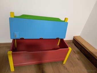 Detská drevená lavička Montessori - 2