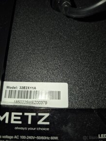 Predám 32" Full HD TV METZ 32E2X11A – výborný stav - 2