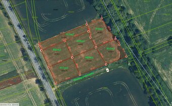 Pozemok Jacovce 6091m² v celku alebo po častiach. Firma aleb - 2