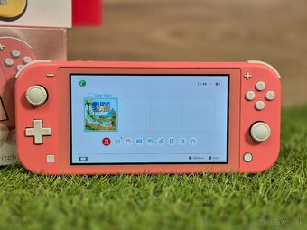 Nintendo Switch Lite Coral + Slide Stars hra a púzdro - 2