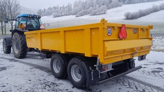 Traktorový návěs,Vlečka,Přívěs,Vlek za Traktor,Dumper 13t - 2